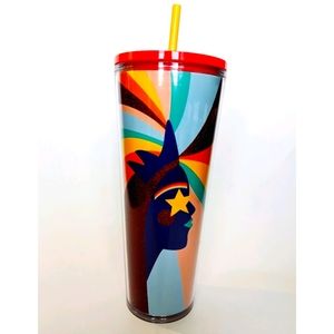 Starbucks Venti Cold Cup Glitter Siren Rainbow Pride Starburst 2020